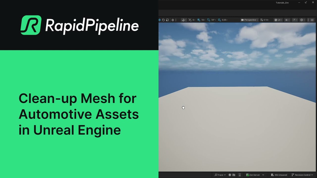 RapidPipeline for Unreal Engine - Tutorial: Fixing Mesh Issues