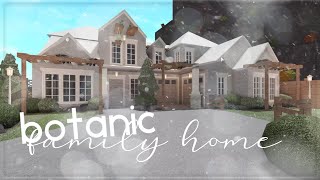 Roblox ||  Bloxburg: Botanic Family Home || House Build