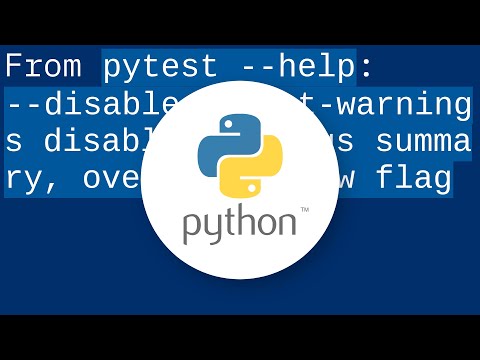 How to suppress py.test internal deprecation warnings