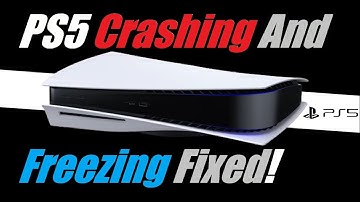 PS5 Crashing, Freezing, Frame Rate Dropping FIX!