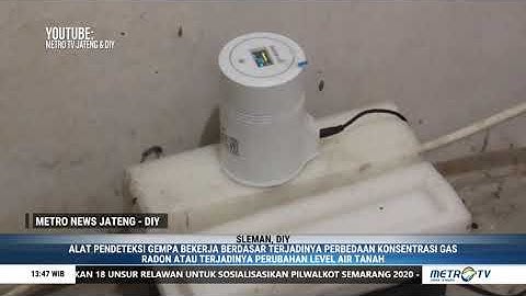 Alat Pendeteksi Gempa Mampu Prediksi 3 Hari Sebelum Kejadian