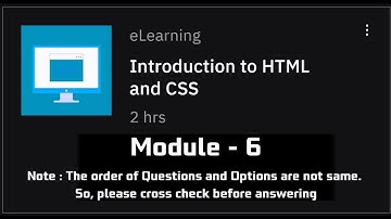 Module-6 Best Practices for writing HTML and CSSFinal Assessment #ibm #eduskills #edunet