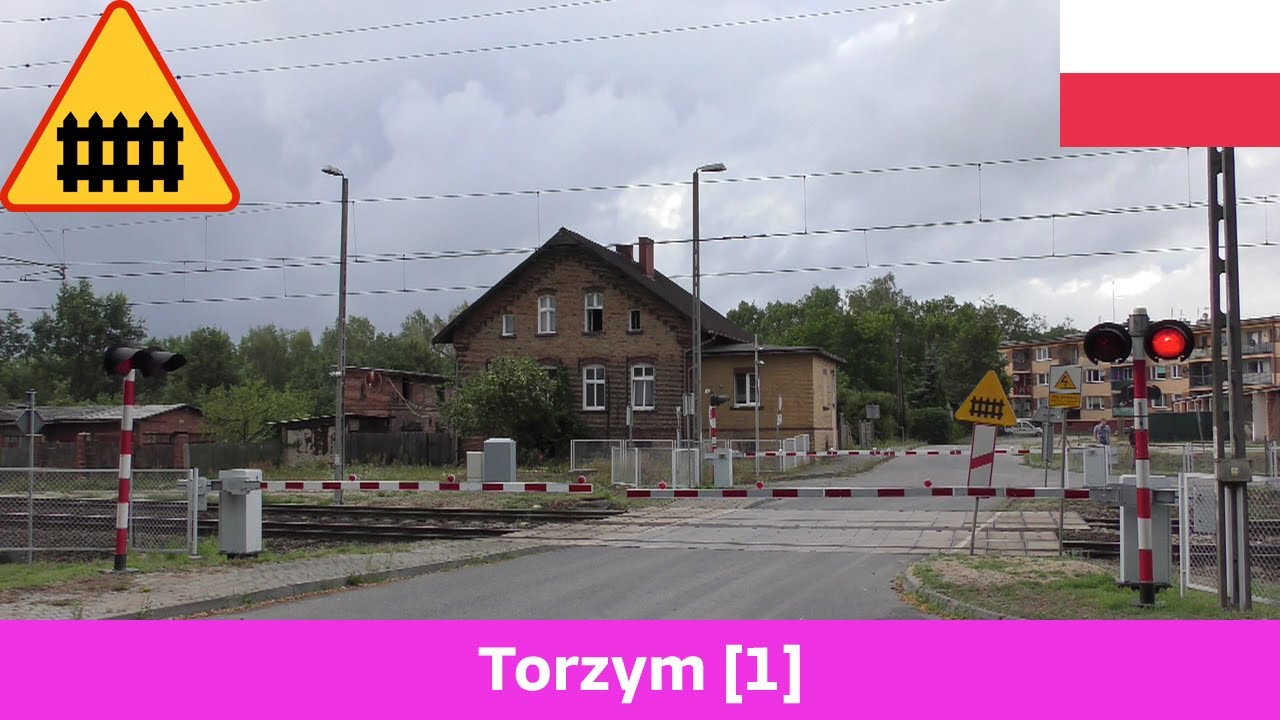 Železniční přejezd/Przejazd kolejowy Torzym [1] (PL) - 26.7.2022 - YouTube