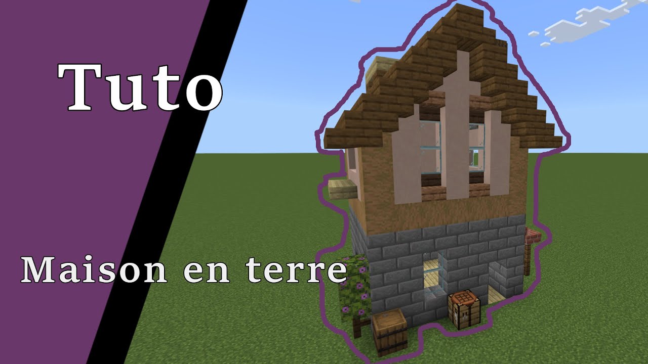 Tuto minecraft // Comment faire une maison en pierre // Biboca_ - YouTube