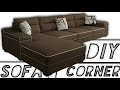 DIY ‼️ How to make corner couch L shape  - Best corner sofa design ❗ Modern low cost sofa