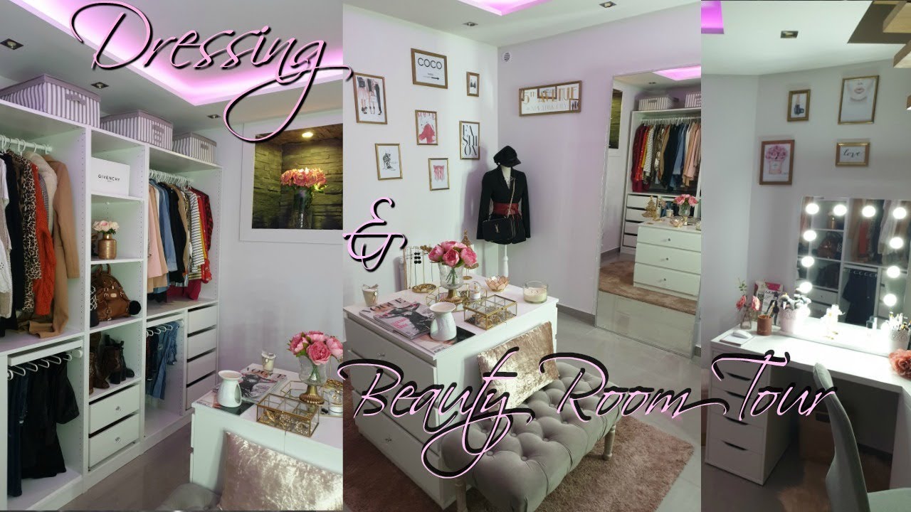 ❤︎ DRESSING & BEAUTY ROOM TOUR ❤︎ ( Comment avoir Un Dressing De Reve à Petit Prix )