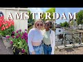 Travel vlog amsterdam  vondelpark van gogh canal cruise