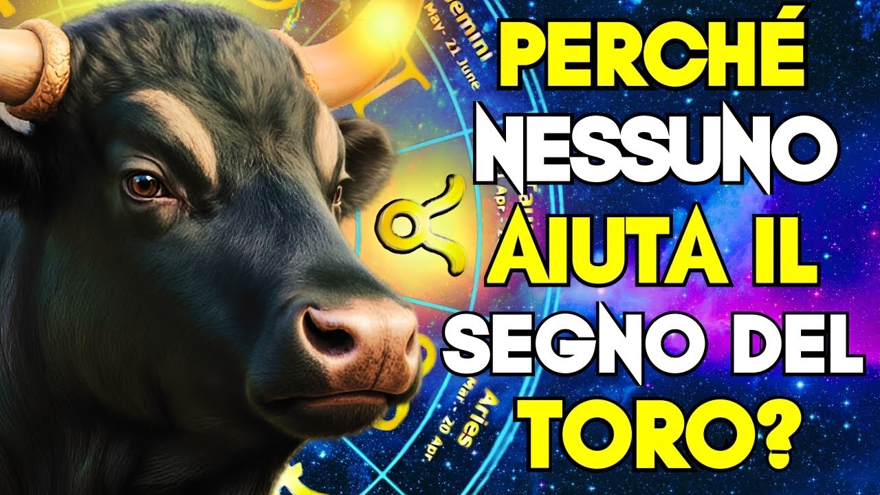 PERCHÉ IL TORO VIENE ABBANDONATO QUANDO HA PIÙ BISOGNO DI AIUTO?