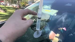 Repair Car Windshield Chip Using Permatex Kit From Advance Auto Parts
