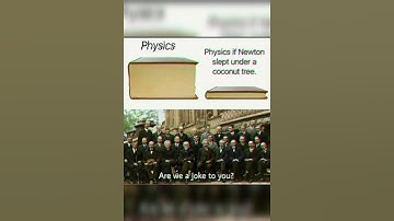 What if Sir Isaac Newton slept under a coconut tree ? #science #physics #newton  #shorts