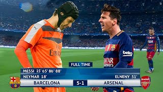 The Day Lionel Messi Singlehandedly Destroyed  Arsenal