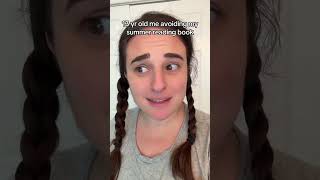 Summer reading gets two thumbs down #comedy #character #teenager #foryoupage