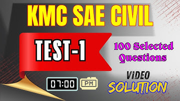 WBMCS SAE CE || Mock Test-1 Solution || Online Technical Study (OTS)