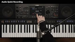 PSR-SX920/SX720- How to Quick Record Songs