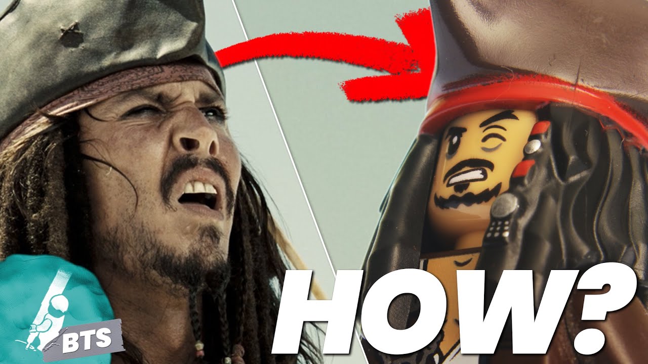 Making of a LEGO Pirates of the Caribbean scene