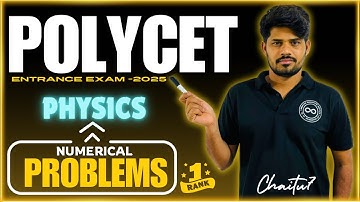 Polycet Entrance Exam 2025 | Physics | Numerical Problems | First Rank | Chaitu7