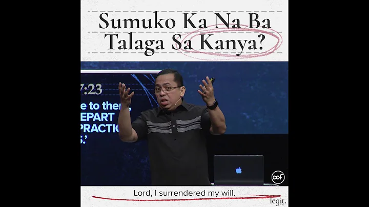 Bong Saquing - Sumuko Ka Na Ba Talaga Sa Kanya? - Legit Snippets