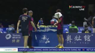 ♛ 2016 Thomas Cup M Ahsan Hendra Setiawan (INA) vs Lee Yong Dae Yoo Yeon Seong (KOR) | Sem screenshot 3