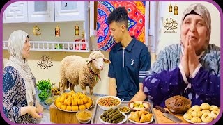 بفضلها عرفت معنى فرحة انك تضحى والعيد يدخل البيت  🐏مكنش ينفع نستنى الوقت بجرى 🐏🏃