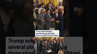 Trump welcomes Los Angeles Dodgers to White House after 2024 World Series win