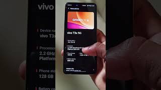 Vivo T3x #update  Power Of Origin OS 6 🔥🔥🔥 #viral #shorts #trending #vivo #unboxing #youtubeshorts