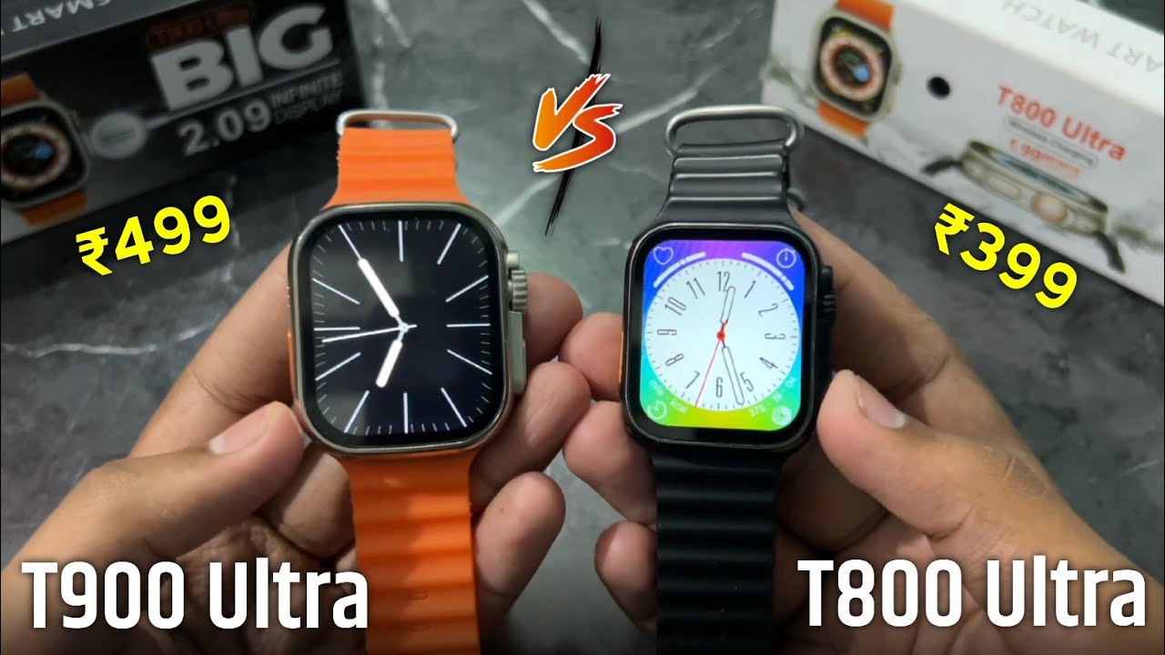 T800 Ultra Vs T900 Ultra Smartwatch🔥 | Detailed Comparison