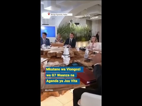 Waziri Mkuu Wa Italia Afunga Mkutano Wa G7 