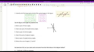 1 6 Describing Angle Pairs