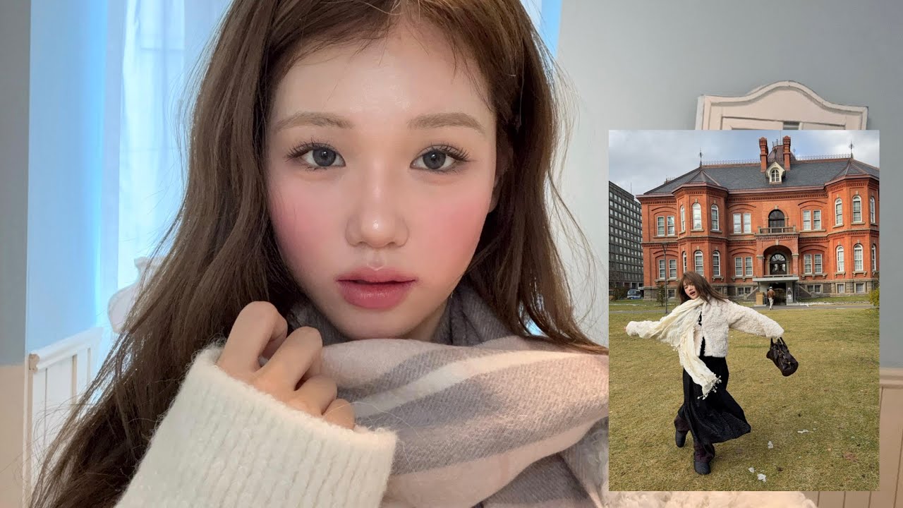 삿포로 겨울 소녀 메이크업 ❄️