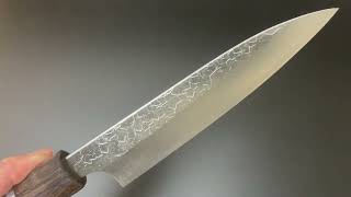 恒久 Tsunehisa あられ ペティナイフ135mm SG2粉末ハイス鋼 槌目 黒檀