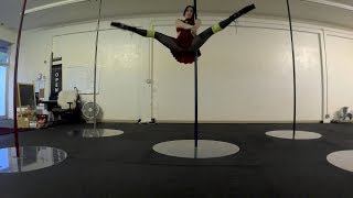 Exotic pole dance choreo and freestyle