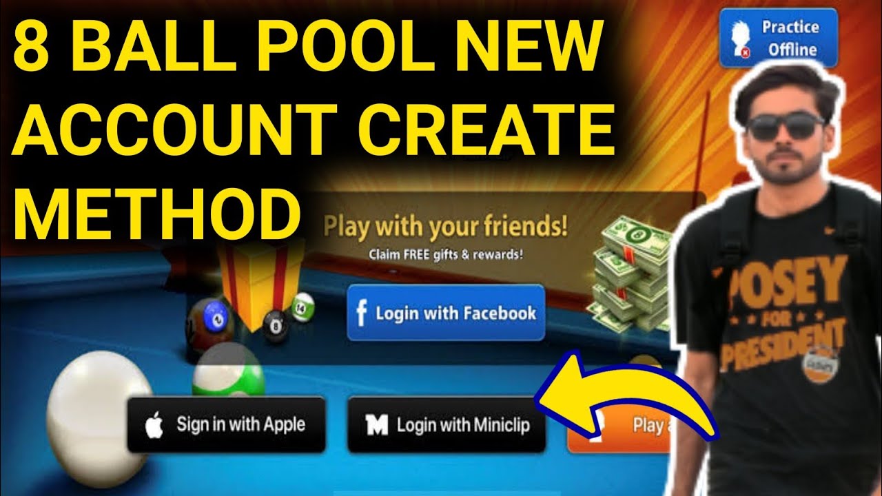 How To Create New 8 Ball Pool Account | All Setting Part 1