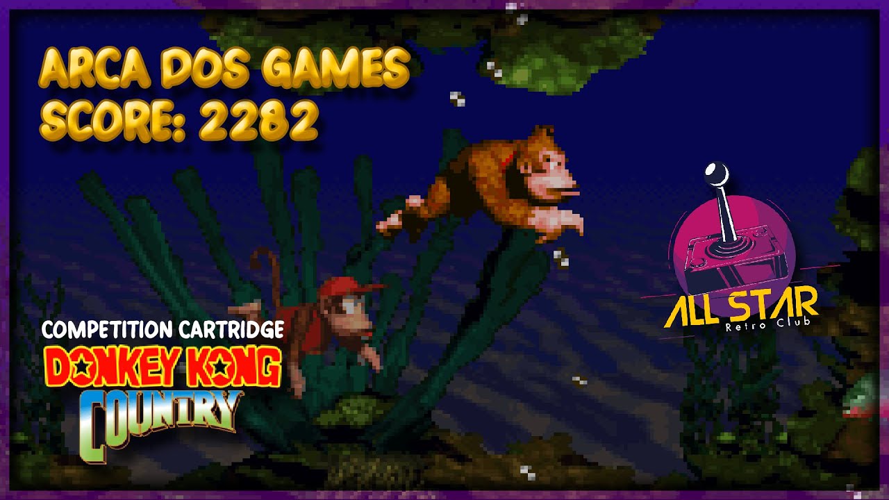 DKC Competition Cartridge | Score: 2282 | @arcadosgamesoficiall  | 1º Desafio All Star Retro Club