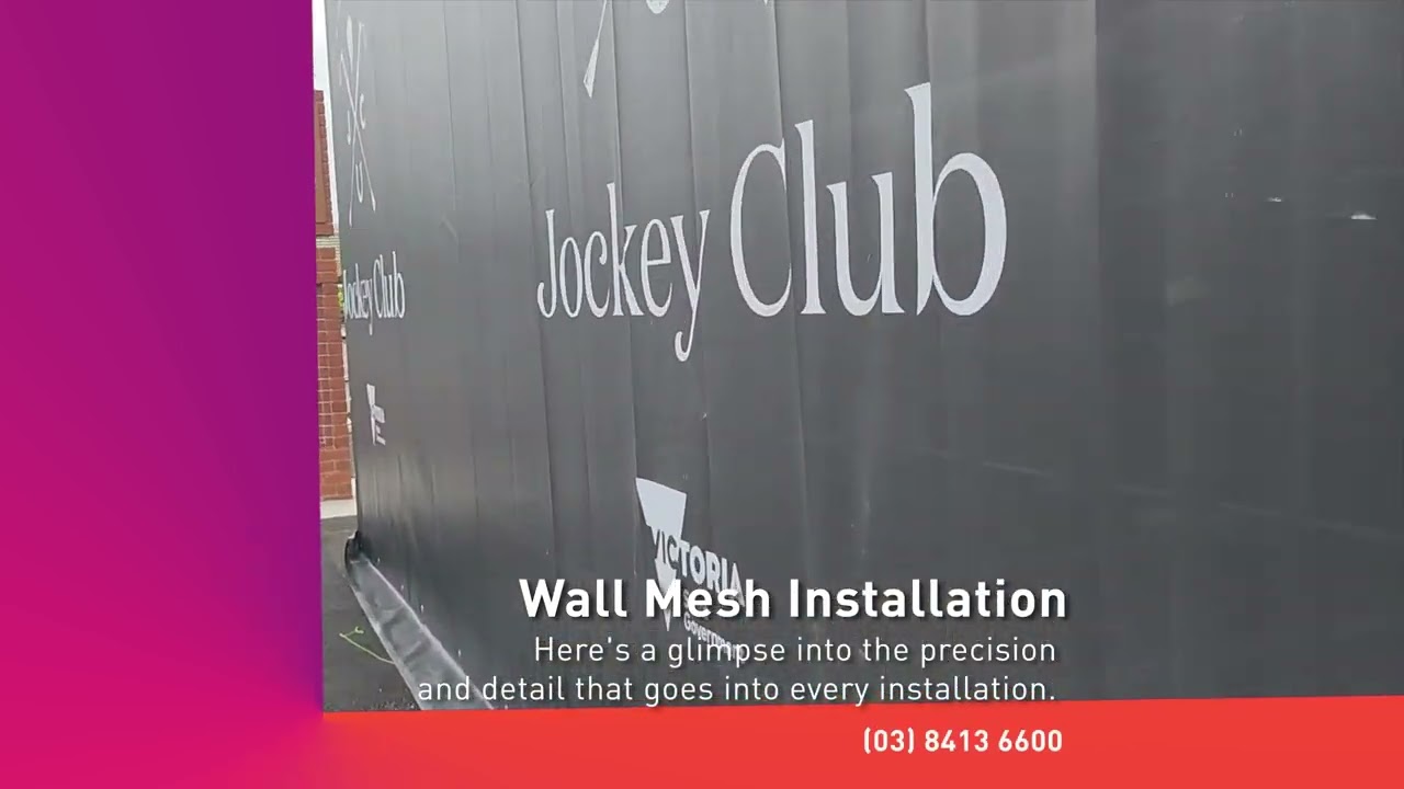 Melbourne Racing Club New Stand - Vinyl Wall Installation
