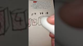 #pov You make a mini calendar to see how many days are left until your birthday #birthday #calendar