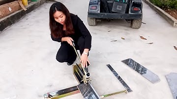 Bàn cắt gạch khổ 80 một trục màu đồng 0962955582