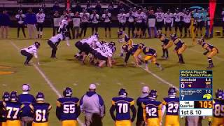 Blissfield Royals vs Brooklyn CC Golden Eagles (2017 MHSAA Div.6 District Championship)