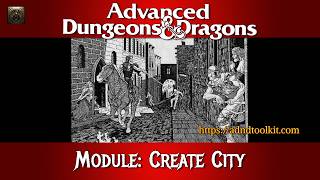 AD&D Toolkit - Creating a City Module