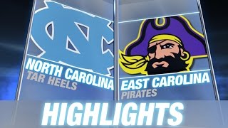 North Carolina vs East Carolina | 2014 ACC Football Highlights