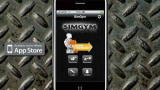 SimGym Demo, The Mr. Olympia of Fitness Apps for the iPhone and iPod Touch screenshot 3