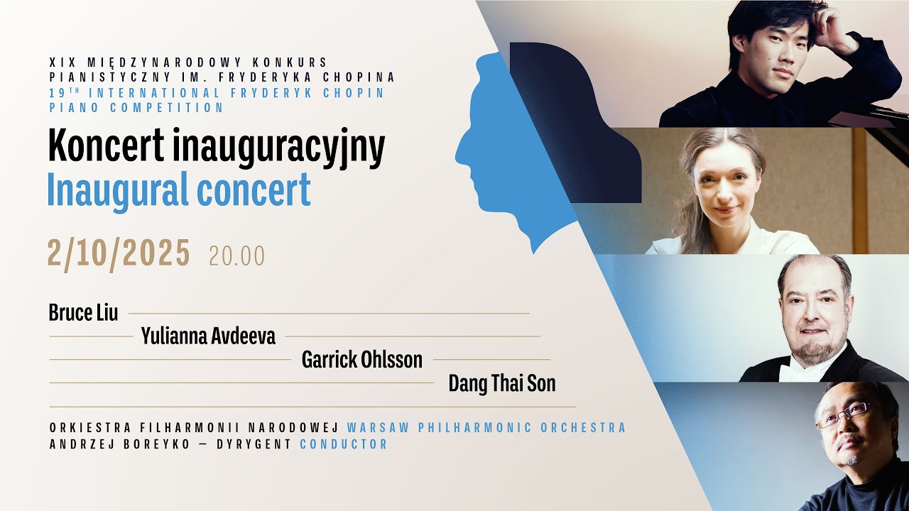 Nadzwyczajny Koncert Inauguracyjny | Special Inaugural Concert of the 19th Chopin Competition