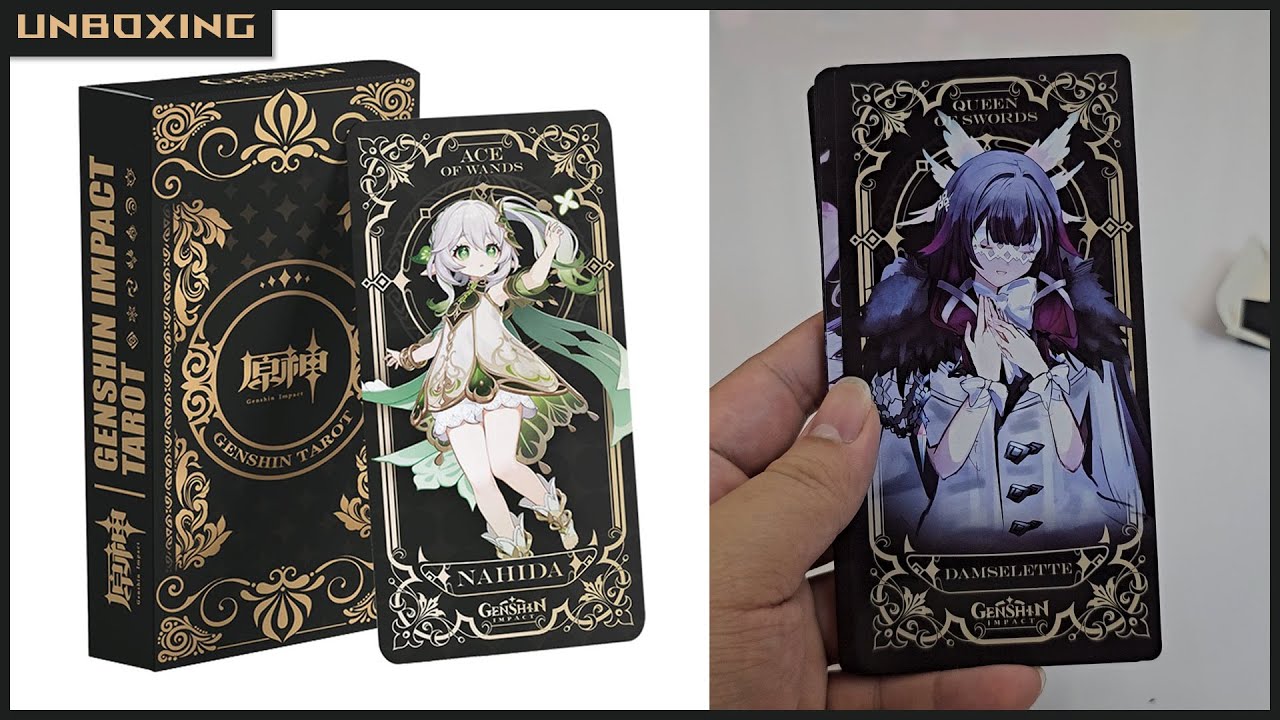 Bài Tarot game Genshin Impact - Bộ 22 lá Ẩn Chính và 56 lá Ẩn Phụ | Việt Nam