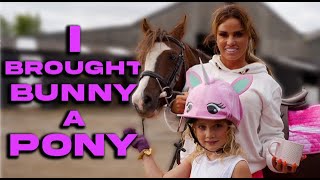 I BROUGHT BUNNY A PONY!!! (ADORABLE)