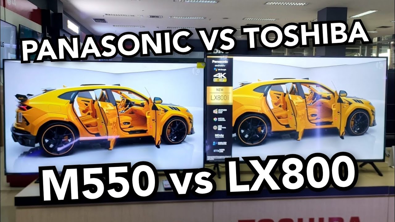 TOSHIBA M550LP VS PANASONIC LX800‼️‼️MENANG MANA NIH PREMIUM NYA ‼️