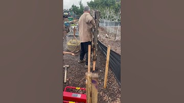 Building a pallet fence