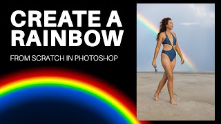 Photoshop Magic: Creating a Stunning Rainbow from Scratch | Photo Editing Tutorial screenshot 2