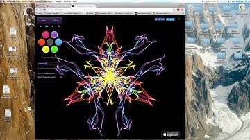 Weave Silk Interactive Generative Art-(Video#142)