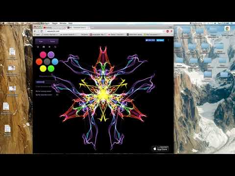 Weave Silk Interactive Generative Art-(Video#142)