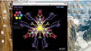 Weave Silk Interactive Generative Art-(Video#142)