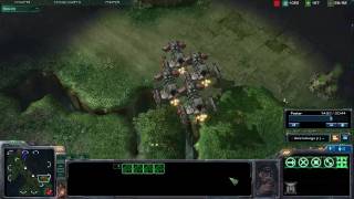 Starcraft II Beta - Lost Temple Battlecruiser Rush